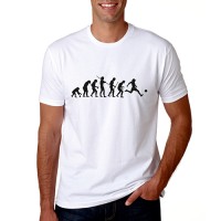 Vtipné tričko - Evolúcia - futbalista